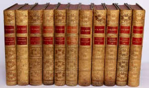 Souvenirs entomologiques. Etudes sur l’instinct et les moeurs des insectes. Edition définitive illustrée. 10 vols. – (Together with:) G.-V. Legros. La vie de J.-H. Fabre naturaliste, suivie du répertoire général analytique des souvenirs entomologiques. Together 11 vols