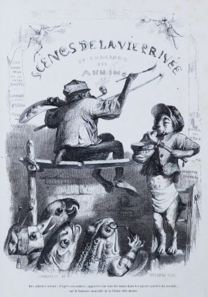 Scènes de la Vie Privée et Publique des Animaux. Etudes des Moers contemporaines [...] avec la collaboration de messieurs de Balzac, L. Baude, E. del a Bedollierre, P. Bernard, J. Janin, Ed. Lemione, Charles Nodier, George Sand. 2 vols