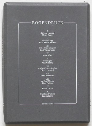 Bogendruck I–X. 10 Hefte